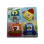Wooden Transportation Puzzle Board – Educational Vehicle Theme with Helicopter, Boat, and Police Car – Interactive Kids Learning Toy