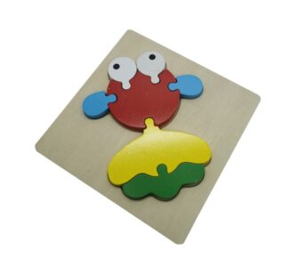 Wooden Animal Puzzle Board for Kids – Educational Multicolour Learning Toy to Develop Cognitive and Motor Skills