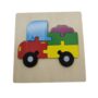 Educational Wooden Truck Puzzle Board Toy for Kids – Multicoloured Vehicle Jigsaw Puzzle for Preschool Learning and Fun