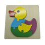 Colourful 6-Piece Wooden Duck Puzzle for Kids - Fun and Educational Toy to Boost Learning, Concentration, and Fine Motor Skills, Wooden Duck Puzzle for Kids with 6 Colourful Pieces - Ideal Toy for Early Learning, Creativity, and Skill Building in Toddlers