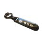 Premium BMW Carbon Fibre Pattern Keychain in Black with Durable Metal Ring for Stylish and Secure Key Holding