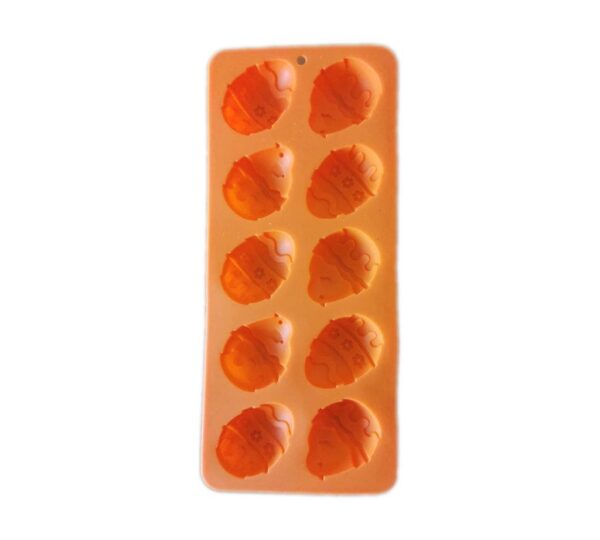 10-Cavity Easter Egg Silicone Mould – Decorative Non-Stick Baking Tray Mold for Chocolate, Candy, Cake, and DIY Treats – Flexible, Food-Grade Bakeware - Image 3