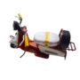 Decorative Scooter Model in Red and White Metal – Classic Retro Style Collectible Home Decor Accent, Retro Style Decorative Piece for Vintage and Nostalgic Home Decoration