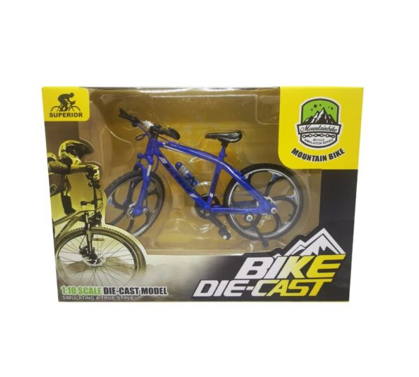 Superior Mountain Bike Die-Cast Model in 3 colours Red/Blue/Yellow – Highly Detailed Collectible Bicycle Replica for Enthusiasts and Gift Giving - Image 4