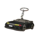 Nissan Skyline R32 GT-R Sports Car Keychain - Durable Black Metal with Vibrant Coloured Details, Perfect Gift for Car Enthusiasts - Image 2