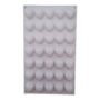 35-Cavity Heart-Shaped Silicone Mould – White Flexible Non-Stick Baking Tray Mold for Chocolate, Candies, Fondant, Jelly, and DIY Crafts