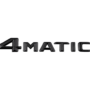 4MATIC Emblem Logo Letter Decal – Chrome Car Badge for Side Fender, Rear Trunk – Premium Adhesive Auto Sticker for Mercedes-Benz Models