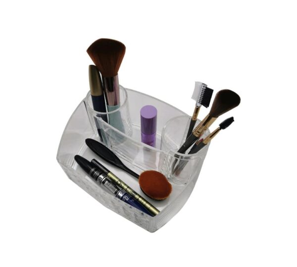 Acrylic Organizer Display for Retail and Home Use – Clear, Durable, and Easy to Clean Storage Unit, Transparent Acrylic Organizer Display for Desk, Makeup, and Office Supplies – Clear Multi-Compartment Storage Solution - Image 2