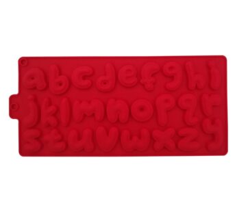Alphabet Silicone Mould – Educational Baking Tray with Lowercase Letters, Flexible Non-Stick Mold for Chocolate, Candy, Fondant, Jelly, and DIY Craft Projects