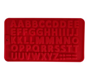 Alphabet Silicone Mould with Letters and Punctuation Marks – Flexible, Non-Stick, Food-Grade Mold for Chocolate, Candy, Fondant, Jelly, and DIY Crafts
