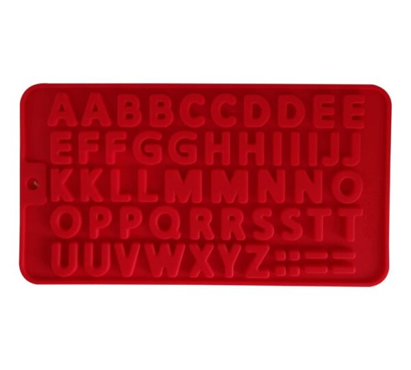 Alphabet Silicone Mould with Letters and Punctuation Marks – Flexible, Non-Stick, Food-Grade Mold for Chocolate, Candy, Fondant, Jelly, and DIY Crafts