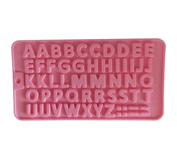 Alphabet Silicone Mould with Letters and Punctuation Marks – Flexible, Non-Stick, Food-Grade Mold for Chocolate, Candy, Fondant, Jelly, and DIY Crafts - Image 3