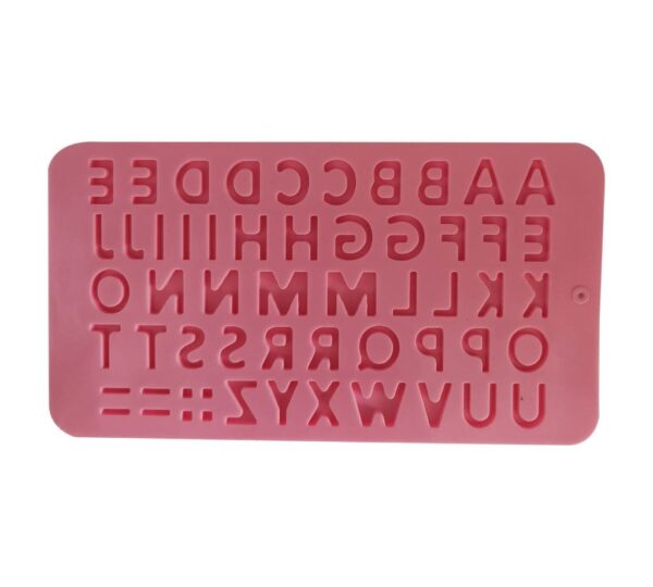Alphabet Silicone Mould with Letters and Punctuation Marks – Flexible, Non-Stick, Food-Grade Mold for Chocolate, Candy, Fondant, Jelly, and DIY Crafts - Image 4