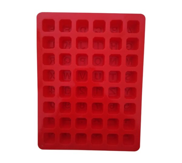 Alphabet and Numbers Silicone Mould with 48 Cavities– Complete Letters A-Z, Numbers 0-9, and Symbols Set – Flexible, Non-Stick, Food-Grade Mold for Chocolate, Candy, Fondant, Jelly, and DIY Crafts - Image 6