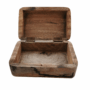 Asmiat Handmade Antique Design Wooden Jewellery Box Organiser – Multipurpose & Portable (15 x 6.5 cm)