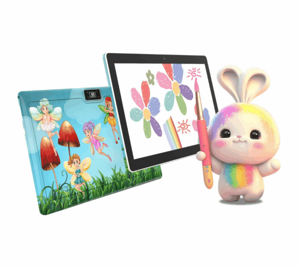 Atouch at your heart KT36 10.1 Inch Android 12 Kids Tablet Dual SIM Wifi, Dual Camera, Zoom App Supported Early Education Tab with Convertible Eva Case Stand and Gamepad - Image 4
