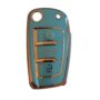 Audi Car Key Fob Cover TPU Protection Case for 3-Button Remote – Stylish Rose Gold Trim, Compatible with A3, A4, A5, A6, Q3, Q5, Q7 Models – Durable Soft TPU Shell, Scratch-Resistant, Slim and Elegant Key Holder for Audi Smart Key