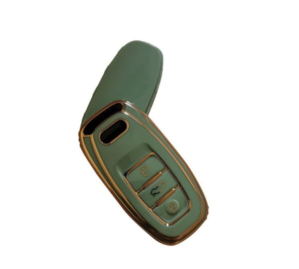 Audi Key Fob Cover TPU Protection Case Compatible with A3, A4, A5, A6, Q3, Q5, Q7 Models – Premium Soft TPU Shell with Full Coverage, Scratch-Resistant, Durable and Slim Design for Audi Smart Key Remote - Image 4