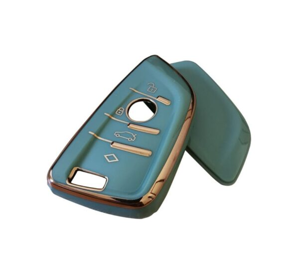 BMW Key Fob Cover Case Compatible with 1 3 5 6 7 Series, X1 X3 X4 X5 X6, Premium Soft TPU Protector Shell with Glossy Finish, Full Protection Keychain Case for BMW Smart Remote Key – Durable, Stylish, and Scratch-Resistant Design - Image 3