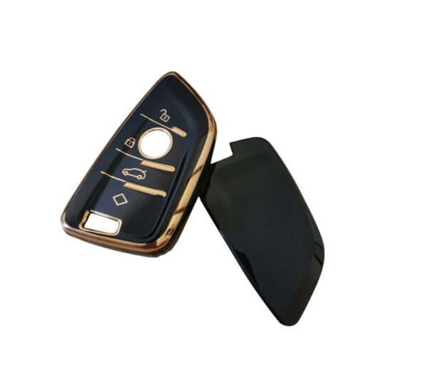 BMW Key Fob Cover Case Compatible with 1 3 5 6 7 Series, X1 X3 X4 X5 X6, Premium Soft TPU Protector Shell with Glossy Finish, Full Protection Keychain Case for BMW Smart Remote Key – Durable, Stylish, and Scratch-Resistant Design - Image 4