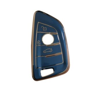 BMW Key Fob Cover for 3-Button Remote Smart Keys, Durable TPU Protective Case with Full Coverage, Anti-Slip and Scratch-Resistant Shell for X5, 3 Series, 5 Series and More