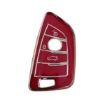 BMW Key Fob Cover for 3-Button Remote Smart Keys, Durable TPU Protective Case with Full Coverage, Anti-Slip and Scratch-Resistant Shell for X5, 3 Series, 5 Series and More - Image 2