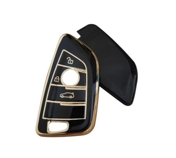 BMW Key Fob Cover for 3-Button Remote Smart Keys, Durable TPU Protective Case with Full Coverage, Anti-Slip and Scratch-Resistant Shell for X5, 3 Series, 5 Series and More - Image 4
