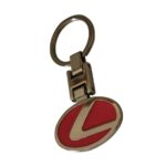 Lexus Premium Metal Logo Keychain in Red and Silver with Elegant Oval Design – Durable, Stylish Car Accessory for Lexus Owners, High-Quality Lexus Oval Logo Keychain – Premium Metal Red and Silver Finish, Perfect for Car Enthusiasts and Lexus Fans - Image 2