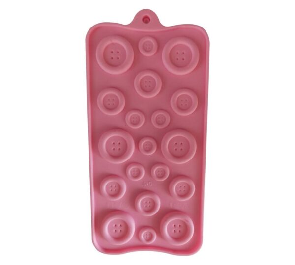 Button-Shaped Silicone Chocolate Mould, 15-Cavity Baking Tray for DIY Chocolate, Candy, Jelly, and Fondant Making – Flexible, Non-Stick, Heat-Resistant Silicone Mold for Kitchen Use - Image 8