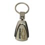 Chevrolet Logo Metal Keychain with Premium Silver Finish - Durable & Stylish Keyring for Car Lovers, Luxury Chevrolet Logo Keyring in Silver - Sleek Metal Keychain for Car Brand Aficionados