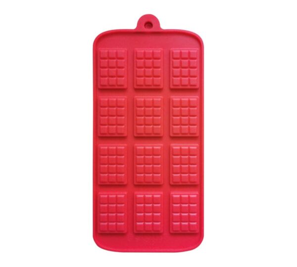 Chocolate Bar Silicone Mould – 12-Cavity Rectangle Shape Flexible Non-Stick Food-Grade Silicone Tray Mold for Homemade Chocolates, Candy, Baking, and DIY Treats – Durable and Easy to Clean - Image 3