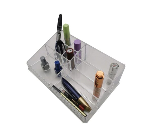 Crystal-Clear Acrylic Storage Solution, Elegant Organizer for Any Room or Desk, Multipurpose Clear Acrylic Organizer, Sleek, Durable, and Space-Saving Design - Image 3