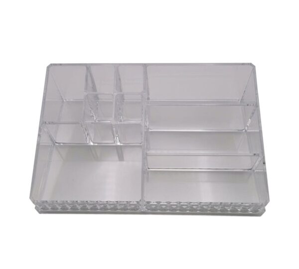 Crystal-Clear Acrylic Storage Solution, Elegant Organizer for Any Room or Desk, Multipurpose Clear Acrylic Organizer, Sleek, Durable, and Space-Saving Design - Image 4