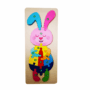 Educational Wooden Puzzle Toy – Montessori Learning for Toddlers with Numbers, Colors & Shapes – Creative Kid’s Jigsaw Game