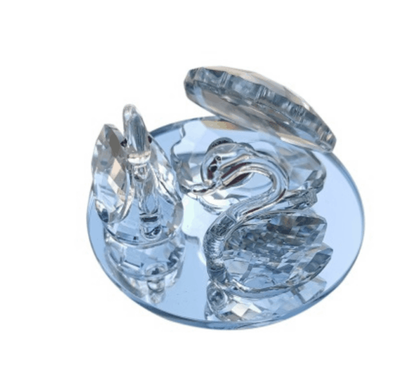 Elegant Crystal Swan Statue – Beautiful Glass Home Decoration for Dining Table – Cute Collectible Figurine & Family Gift – Perfect Crystal Ornament for Home Décor & Display - Image 2