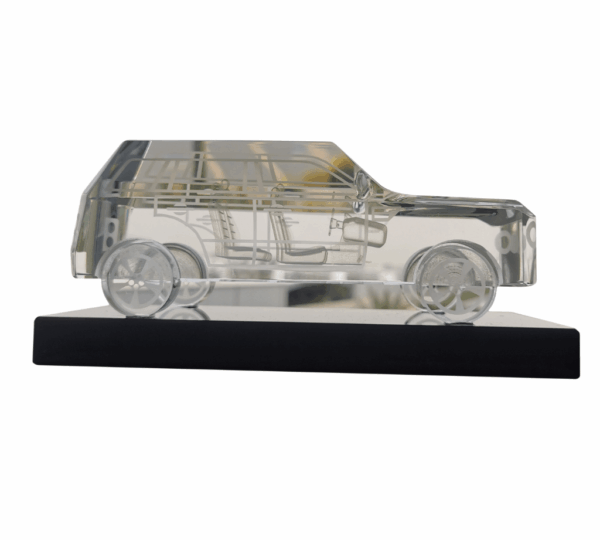 Luxury Crystal Car Model Showpiece – Premium Glass Home Décor & Souvenir Collectible - Image 2
