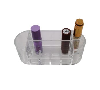 Curve Makeup Organizer with Clear and Adjustable Dividers –  Storage for Professional and Personal Use, Organize Your Beauty Products with Ease and Style