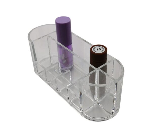 Curve Makeup Organizer with Clear and Adjustable Dividers –  Storage for Professional and Personal Use, Organize Your Beauty Products with Ease and Style - Image 2