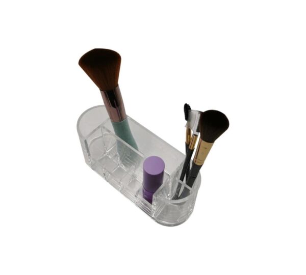 Curve Makeup Organizer with Clear and Adjustable Dividers –  Storage for Professional and Personal Use, Organize Your Beauty Products with Ease and Style - Image 3