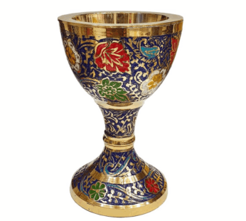 Decorative Brass Loban Dani Incense Burner – Traditional Charcoal Holder for Loban, Sambrani Dhoop, Resin, Bakhoor & Incense – Antique Finish Aroma Diffuser for Home, Office, Spa, and Meditation Use
