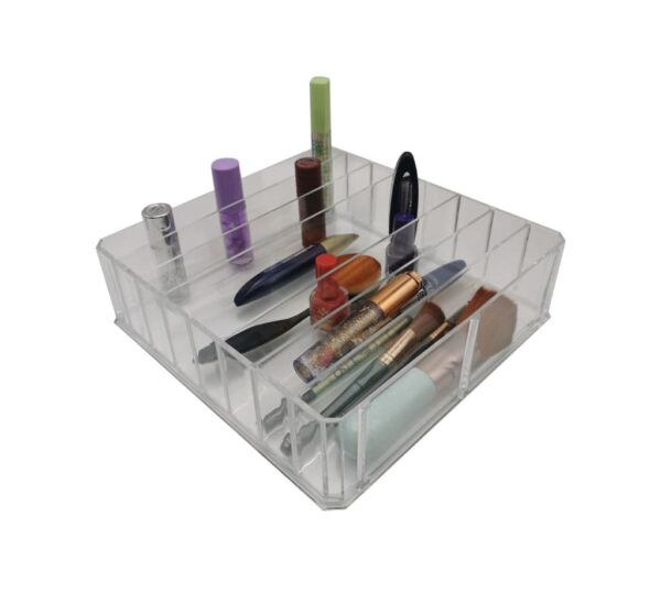 Stylish Makeup Organizer with Multiple Compartments for Every Beauty Need, Makeup Organizer for Skincare, Cosmetics, and Accessories – Ideal for Every Vanity - Image 2