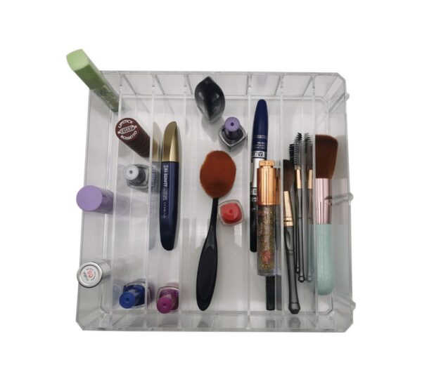 Stylish Makeup Organizer with Multiple Compartments for Every Beauty Need, Makeup Organizer for Skincare, Cosmetics, and Accessories – Ideal for Every Vanity - Image 3
