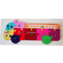 Montessori Wooden Puzzle Toy for Kids – Educational Jigsaw with Numbers, Shapes & Colors – Learning Activity for Toddlers & Preschoolers
