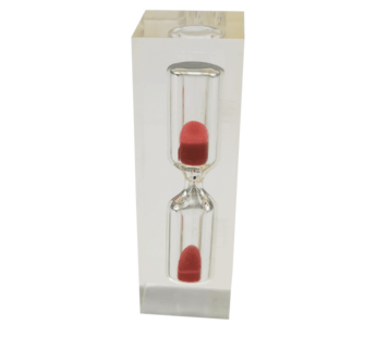 Elegant 3-Minute Hourglass Sand Timer – Decorative Glass Timer for Home & Office Desk – Vintage Sand Clock for Meditation, Focus, Toothbrushing & Unique Gift