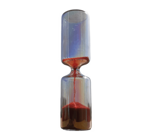Elegant Sand Timer Hourglass – Decorative Glass Sand Clock for Room, Tea Table, Bookshelf, Mindfulness, Time Management & Gift Ornament for Xmas, New Year, Birthday