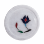 Exquisite Handmade Marble Inlay Coasters – White Stone Drink Mats for Tea, Coffee, or Cold Beverages, Artistic Gift Idea