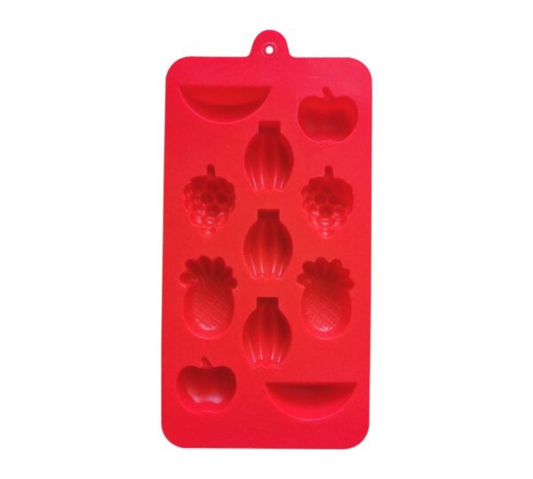 Fruit Shaped Silicone Mould Featuring Apple, Banana, Pineapple, and Raspberry Cavities – Flexible, Non-Stick, Food-Grade Silicone Tray Mold for Chocolate, Candy, Jelly, Baking, and Crafts – Durable and Easy to Clean - Image 4