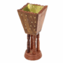 Handcrafted Wooden Bakhoor Burner – Traditional Incense Holder for Home Fragrance, Lobaan & Bakhoor – Elegant Mabkhara Style Burner for Aromatherapy & Home Décor