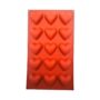 Heart-Shaped Silicone Mould – 15-Cavity Red Non-Stick Baking Tray Mold for Chocolate, Candy, Jelly, Soap, and Dessert Making, Flexible Food-Grade Reusable Silicone Bakeware