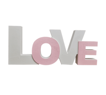Wooden Signs Featuring The Word ‘Love’, Designed As a Standalone Centerpiece for Tables, Perfect for Valentine’S Day Home Decoration.